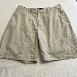 Vintage Polo Ralph Lauren Prospect Shorts 100% Cotton Chino Khaki Men’s Size 36